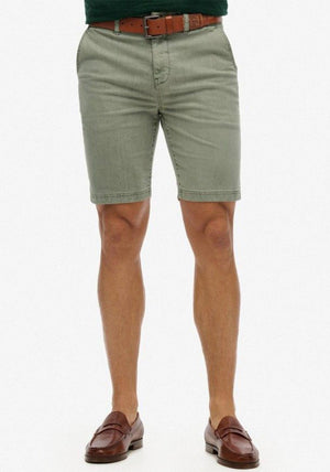 Superdry Premium Chino Shorts, Sage Green