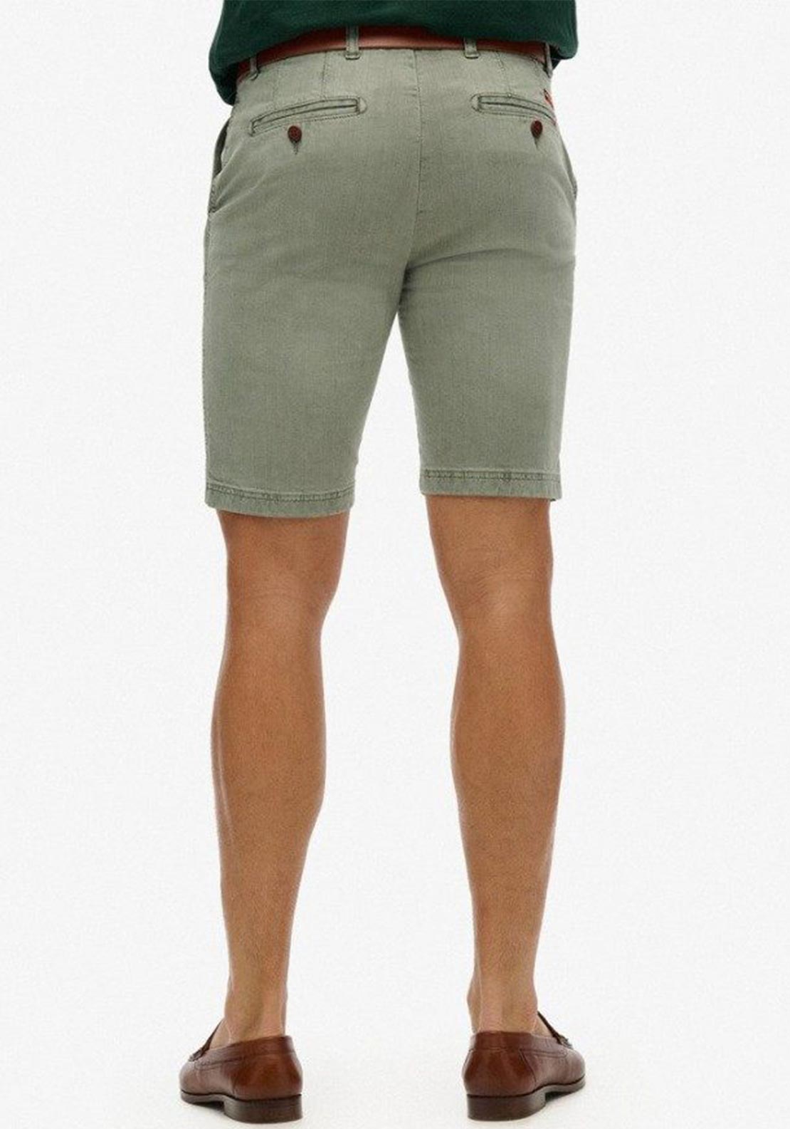 Superdry Premium Chino Shorts, Sage Green