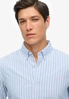 Superdry Preppy Oxford Stripe Shirt, Blue