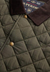 Superdry Quilted Estate Jacket, Army Green