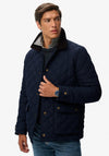 Superdry Quilted Estate Jacket, Eclipse Navy