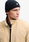 Superdry SD Logo Knit Beanie Hat, Black