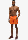 Superdry Sport Graphic 17” Swim Shorts, Denver Orange