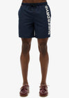 Superdry Sport Graphic 17” Swim Shorts, Nautical Navy
