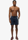 Superdry Sport Graphic 17” Swim Shorts, Nautical Navy