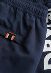 Superdry Sport Graphic 17” Swim Shorts, Nautical Navy