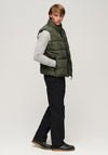 Superdry Sports Puffer Gilet, Dark Moss