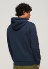 Superdry Track & Field Athletic Graphic Hoodie, Blue Navy