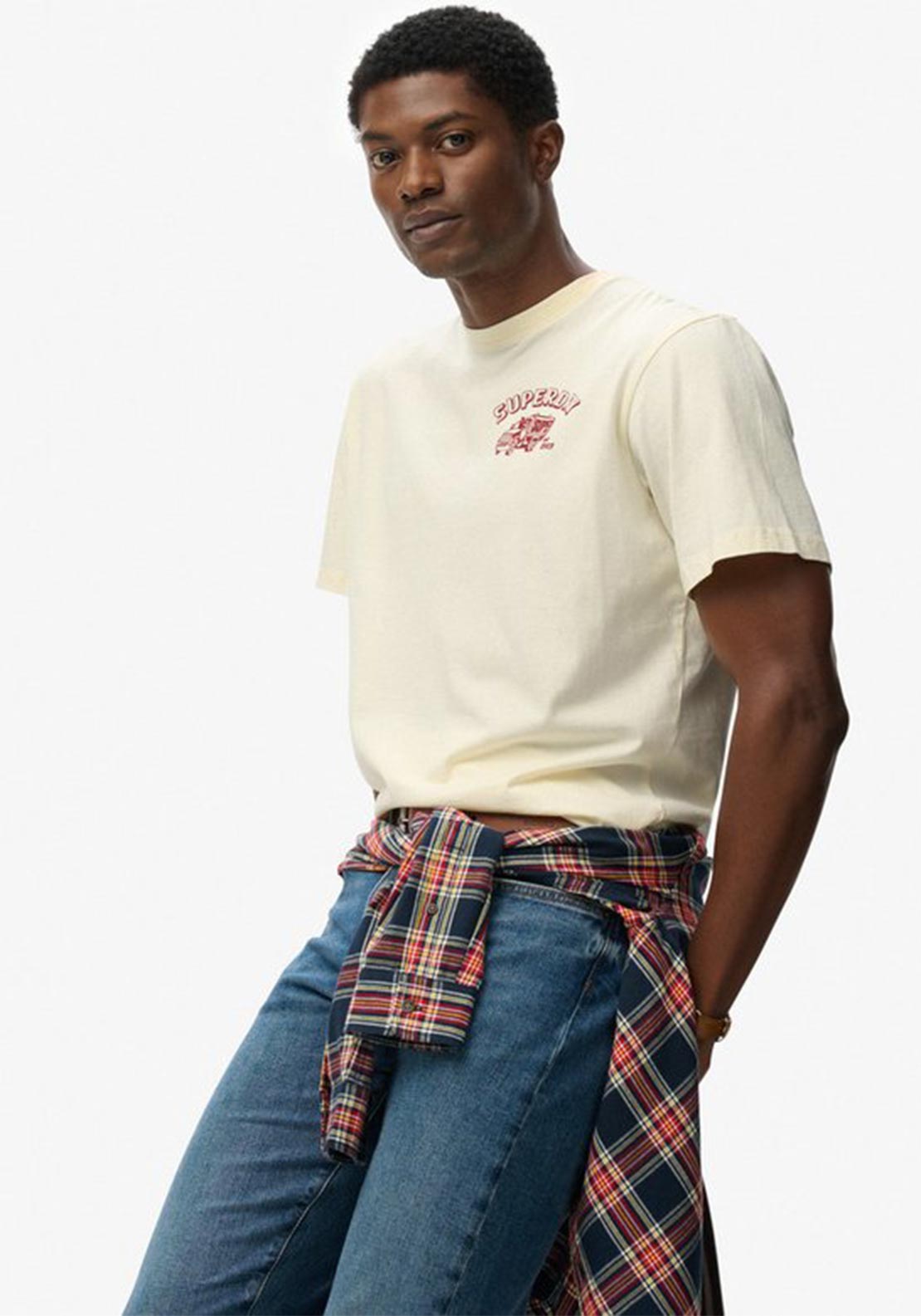 Superdry Trade Tools Oversized T-Shirt, Dusty White