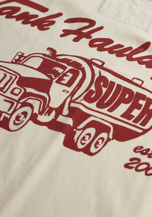 Superdry Trade Tools Oversized T-Shirt, Dusty White