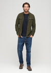Superdry Trailsman Corduroy Shirt, Dark Moss Green