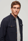 Superdry Trailsman Flannel Shirt, Deep Navy