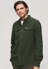 Superdry Trailsman Flannel Shirt, Enamel Green