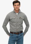 Superdry Trailsman Flannel Shirt, Grey
