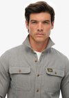 Superdry Trailsman Flannel Shirt, Grey