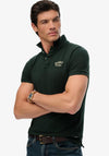 Superdry Vintage Athletic Embroidered Polo Shirt, Eagle Green