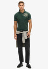 Superdry Vintage Athletic Polo Shirt, Enamel Green