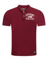 Superdry Vintage Athletic Polo Shirt, Rich Burgundy