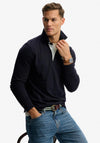 Superdry Vintage Athletic Rugby Shirt, Eclipse Navy