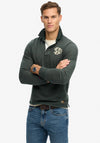 Superdry Vintage Athletic Rugby Shirt, Eagle Green