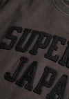 Superdry Vintage Athletic Tonal Sweatshirt, Charcoal Grey