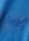 Superdry Vintage Destroy Polo Shirt, Monaco Blue
