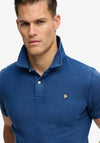 Superdry Vintage Destroy Polo Shirt, Bay Blue
