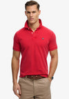 Superdry Vintage Destroy Polo Shirt, Burnt Red