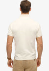Superdry Vintage Destroy Polo Shirt, Chalk White