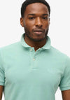 Superdry Vintage Destroy Polo Shirt, Spearmint Light Green