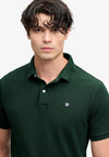 Superdry Vintage Destroy Polo Shirt, Mountain Green