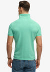 Superdry Vintage Destroy Polo Shirt, Spring Bud Green
