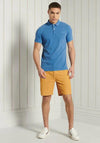 Superdry Vintage Destroy Polo Shirt, Monaco Blue