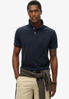 Superdry Vintage Destroy Polo Shirt, Eclipse Navy