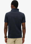 Superdry Vintage Destroy Polo Shirt, Eclipse Navy