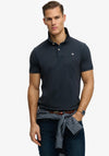 Superdry Vintage Destroy Polo Shirt, Eclipse Navy