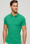 Superdry Vintage Destroy Polo Shirt, Retro Green
