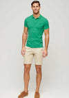 Superdry Vintage Destroy Polo Shirt, Retro Green