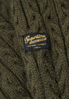 Superdry Vintage Jacob Crew Neck Jumper, Army Khaki