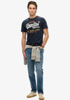 Superdry Vintage Logo Cali T-Shirt, Nautical Navy