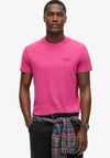 Superdry Vintage Logo Embroidered T-Shirt, Magenta Marl