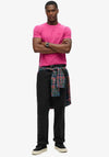 Superdry Vintage Logo Embroidered T-Shirt, Magenta Marl