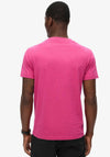 Superdry Vintage Logo Embroidered T-Shirt, Magenta Marl