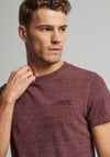 Superdry Vintage Logo Embroidered T-Shirt, Burgundy Heather