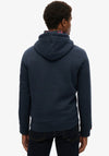 Superdry Vintage Logo Heritage Relaxed Hoodie, Trench Navy Marl