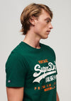 Superdry Vintage Logo Heritage T-Shirt, Pine Green