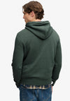 Superdry Vintage Logo Heritage Relaxed Hoodie, Denver Green Marl