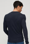 Superdry Vintage Logo Long Sleeve T-Shirt, Eclipse Navy