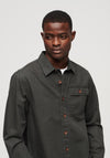 Superdry Vintage Military Overshirt, Jet Black