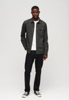 Superdry Vintage Military Overshirt, Jet Black